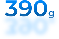 Zentron C50 ultra-lightweight 390g design